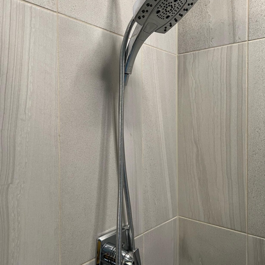 Classic bathroom remodeling, classic movable shower head